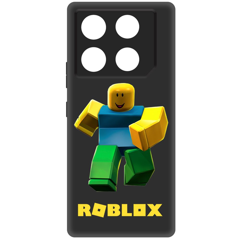 

Чехол-накладка Krutoff Soft Case Roblox-Классический Нуб для INFINIX GT 20 Pro черный