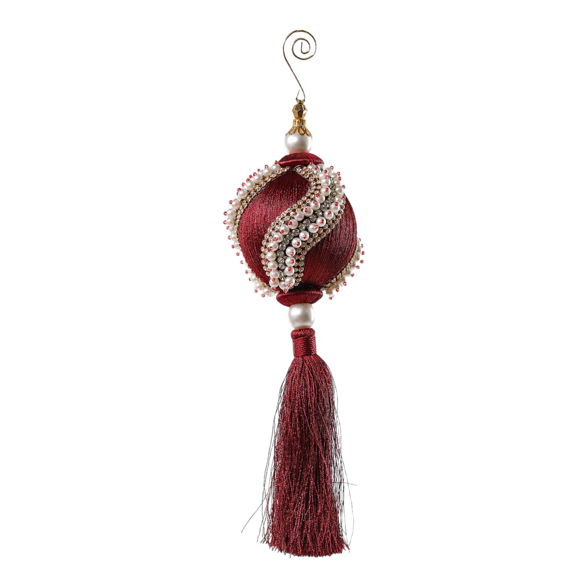 

Шар на ель Edg Burgundy 8 х 28 см красный 1 шт., Бордовый, Burgundy