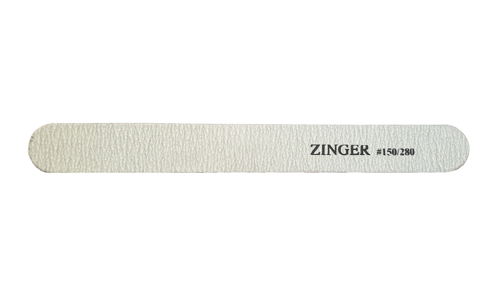Пилка для ногтей Zinger UT-401С, 150/280 грит пилка наждачная zinger 120 180 оранжево зелёная zo ej 212
