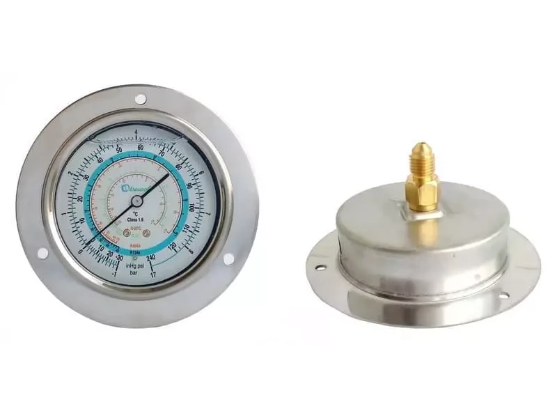 

Мановакуумметр с глицерином Becool BCJL-NG-RC 80мм (R22; R134a; R404A; R407C) (021186), 6456