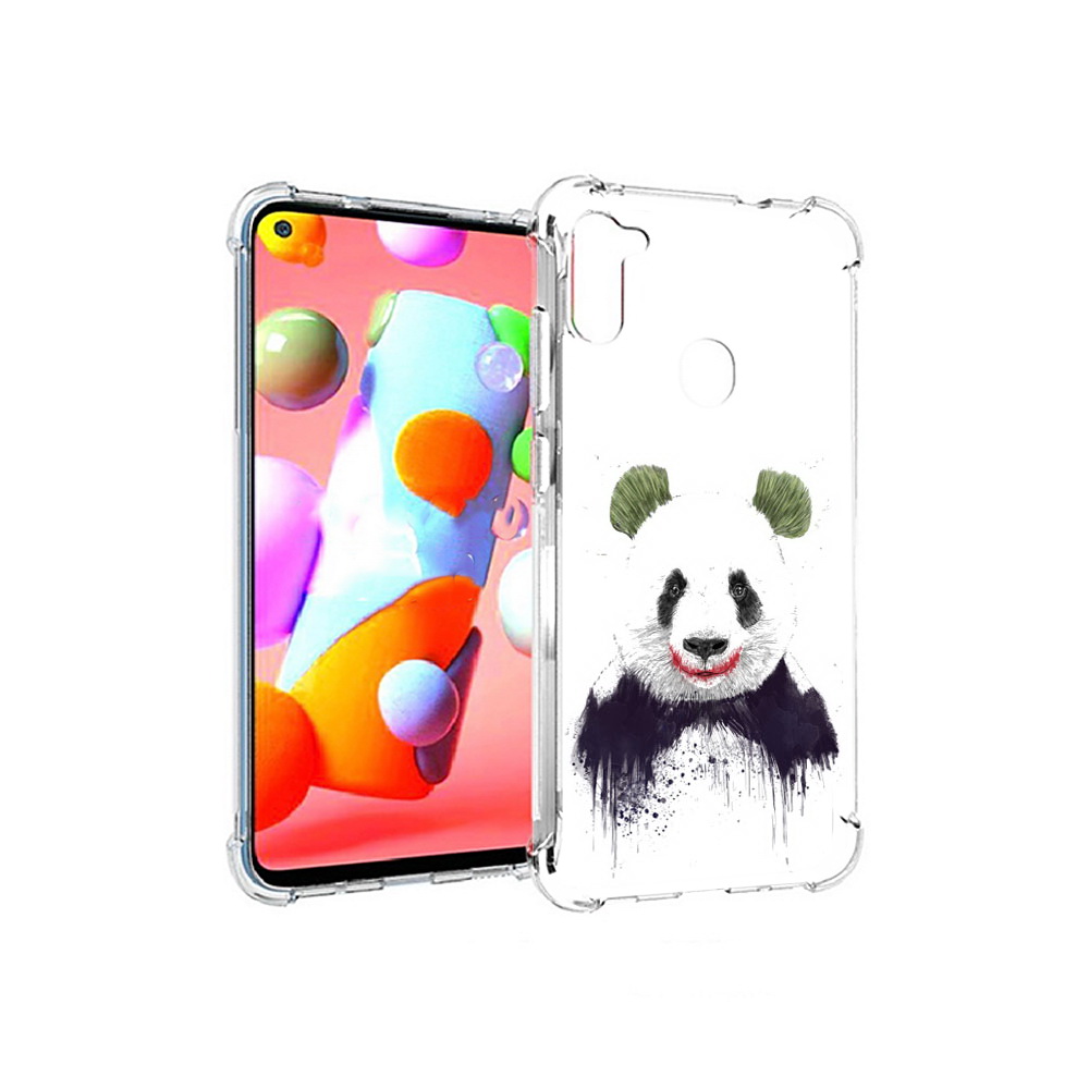 

Чехол MyPads Tocco для Samsung Galaxy A11 панда джокер (PT149913.480.533), Прозрачный, Tocco