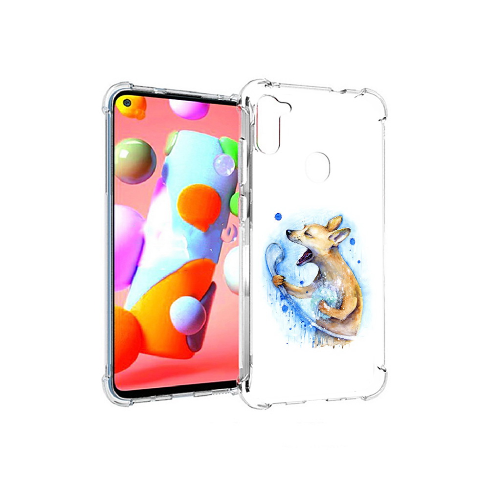 

Чехол MyPads Tocco для Samsung Galaxy A11 пение в душе (PT149913.480.537), Прозрачный, Tocco