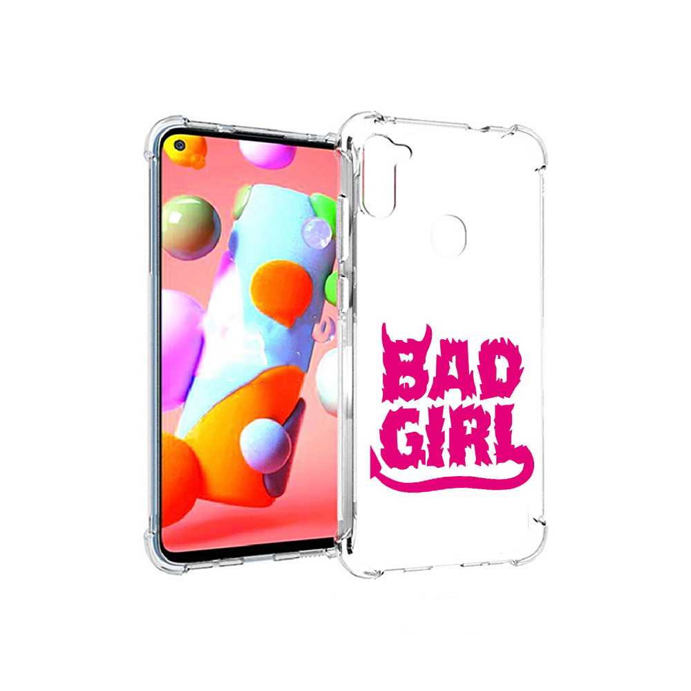 

Чехол MyPads Tocco для Samsung Galaxy A11 плохая девочка (PT149913.480.545), Прозрачный, Tocco