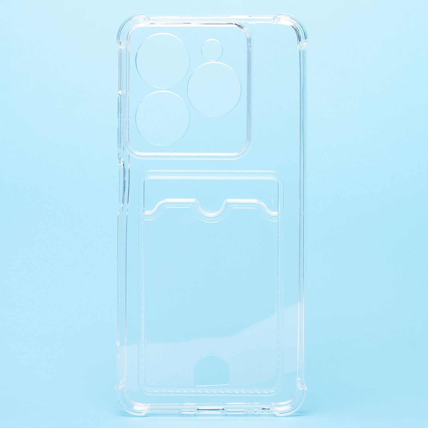 

Чехол Tecno Pop 8 силиконовый с картхолдером <прозрачный>