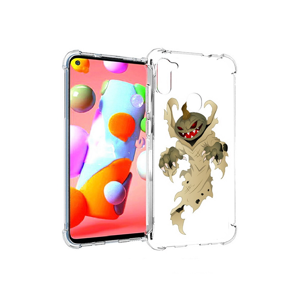 

Чехол MyPads Tocco для Samsung Galaxy A11 призрак хэллоуина (PT149913.480.555), Прозрачный, Tocco