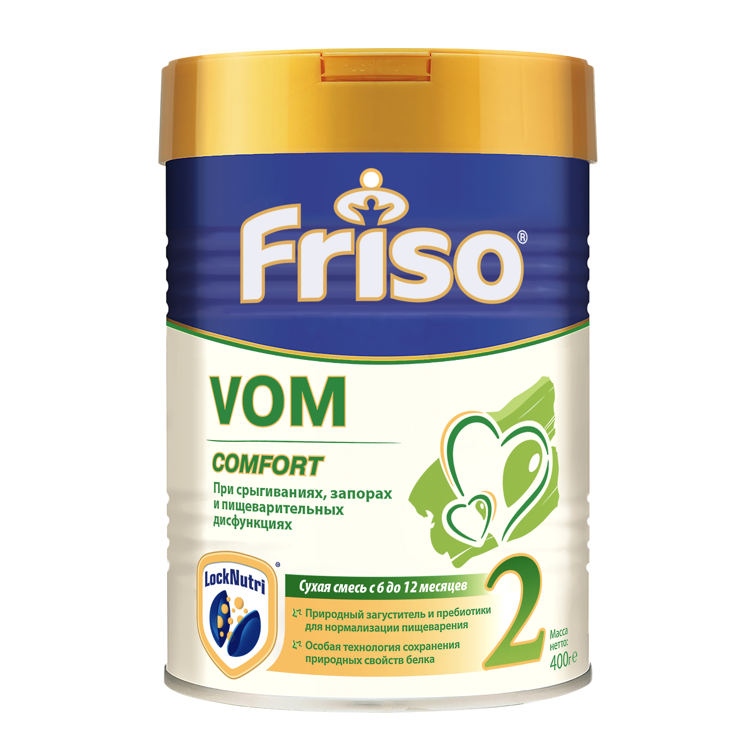 

Смесь специализированная Friso «VOM 2 COMFORT», 400 г 6-12 месяцев