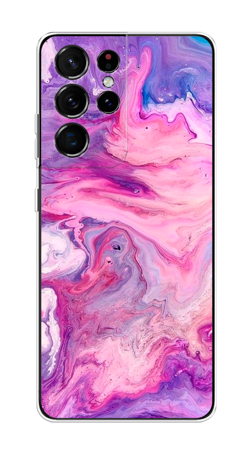 

Чехол на Samsung Galaxy S21 Ultra "Нежно-розовая абстракция", Розовый, 2102250-3