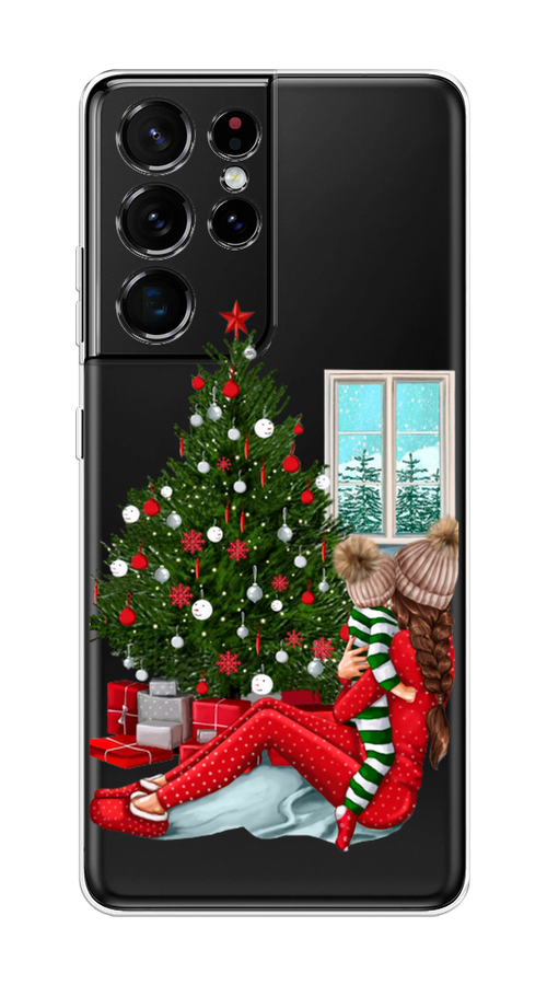 

Чехол на Samsung Galaxy S21 Ultra "Новый год с мамой", Красный;зеленый;голубой, 2102250-6
