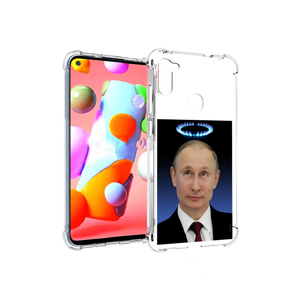 

Чехол MyPads Tocco для Samsung Galaxy A11 святой газ (PT149913.480.594), Прозрачный, Tocco