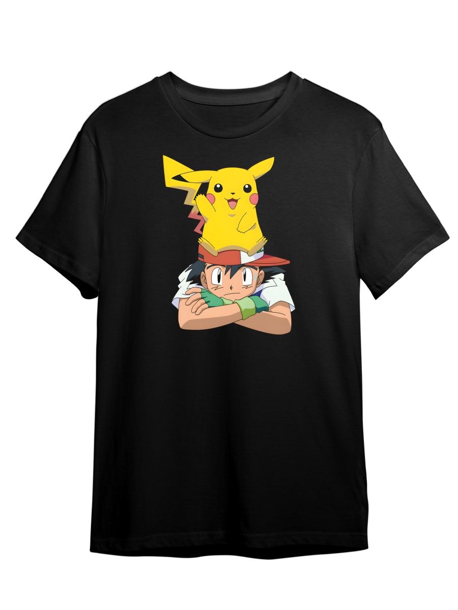 

Футболка унисекс Каждому Своё Pokemon/Покемон/Аниме MUPK33 черная 2XL, Черный, "Pokemon/Покемон/Аниме" MUPK33