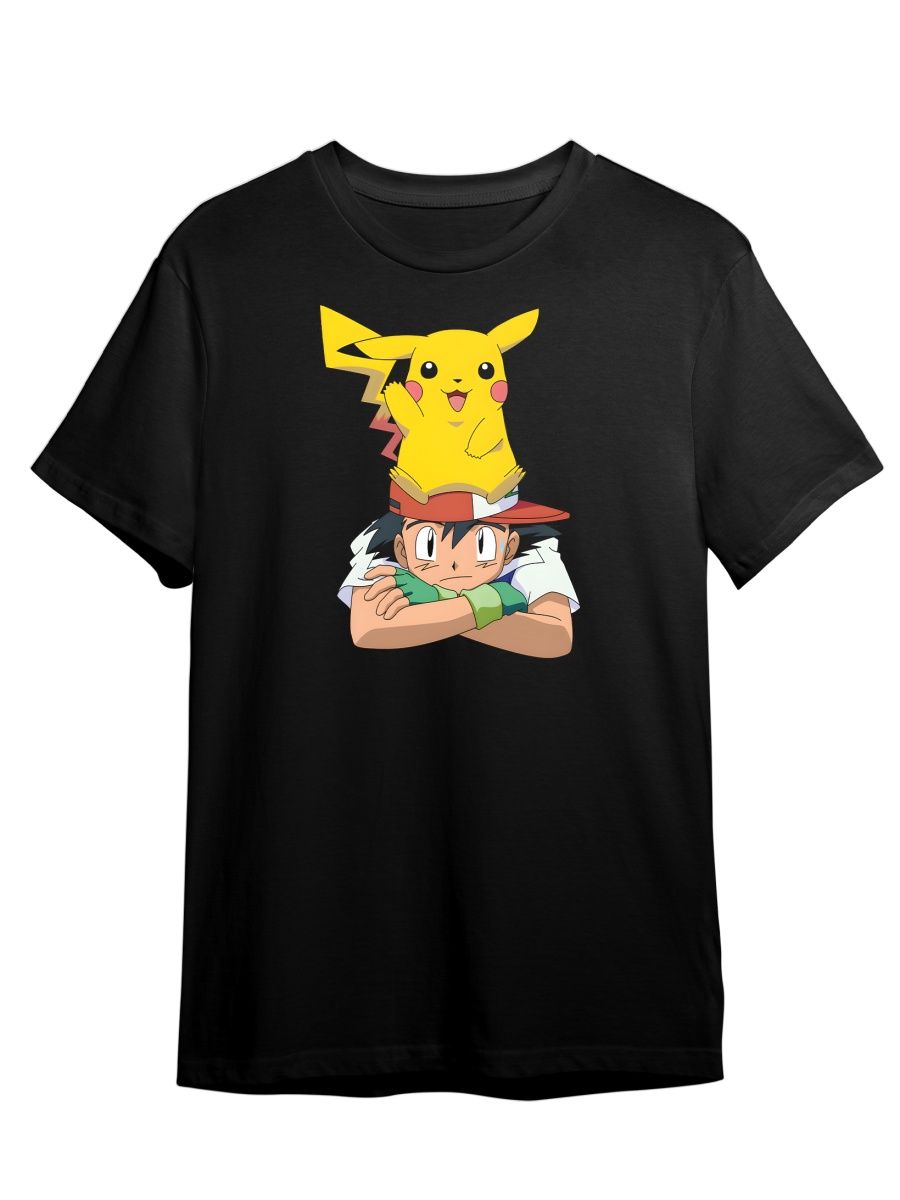 

Футболка унисекс Каждому Своё Pokemon/Покемон/Аниме MUPK33 черная 5XL, Черный, "Pokemon/Покемон/Аниме" MUPK33