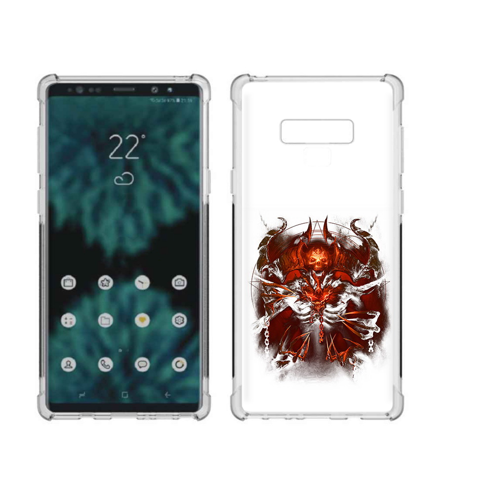 

Чехол MyPads Tocco для Samsung Galaxy Note 9 яркий демон (PT115235.598.708), Прозрачный, Tocco