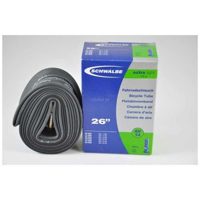 

Камера Schwalbe AV14 Extra Light 26х1.5-2.35 26