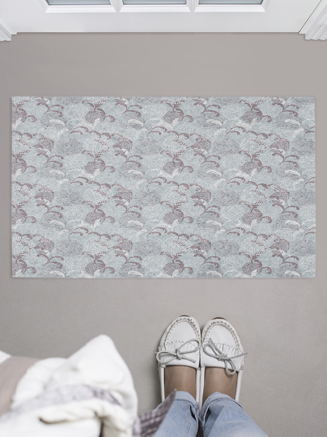 

Придверный коврик в прихожую для обуви, на резиновой основе, 75x45 см door_43800 JoyArty