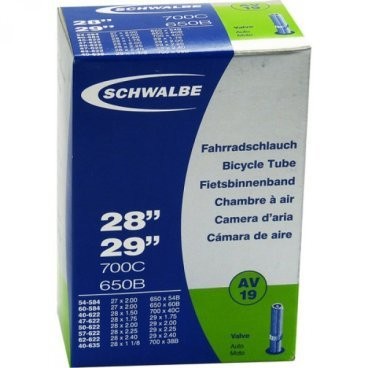 

Камера Schwalbe AV19 27.5"-29" 40/62-584/635 40mm 28