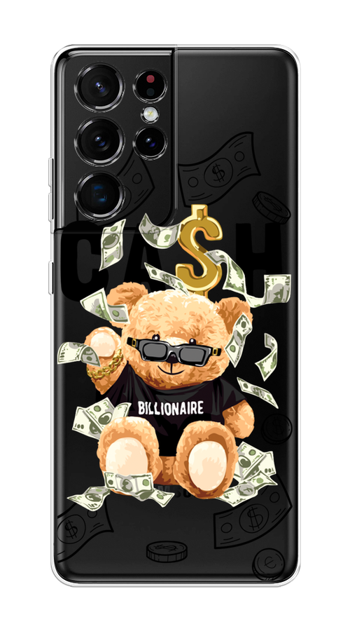 

Чехол на Samsung Galaxy S21 Ultra "Big cash", Черный;серый;бежевый, 2102250-6
