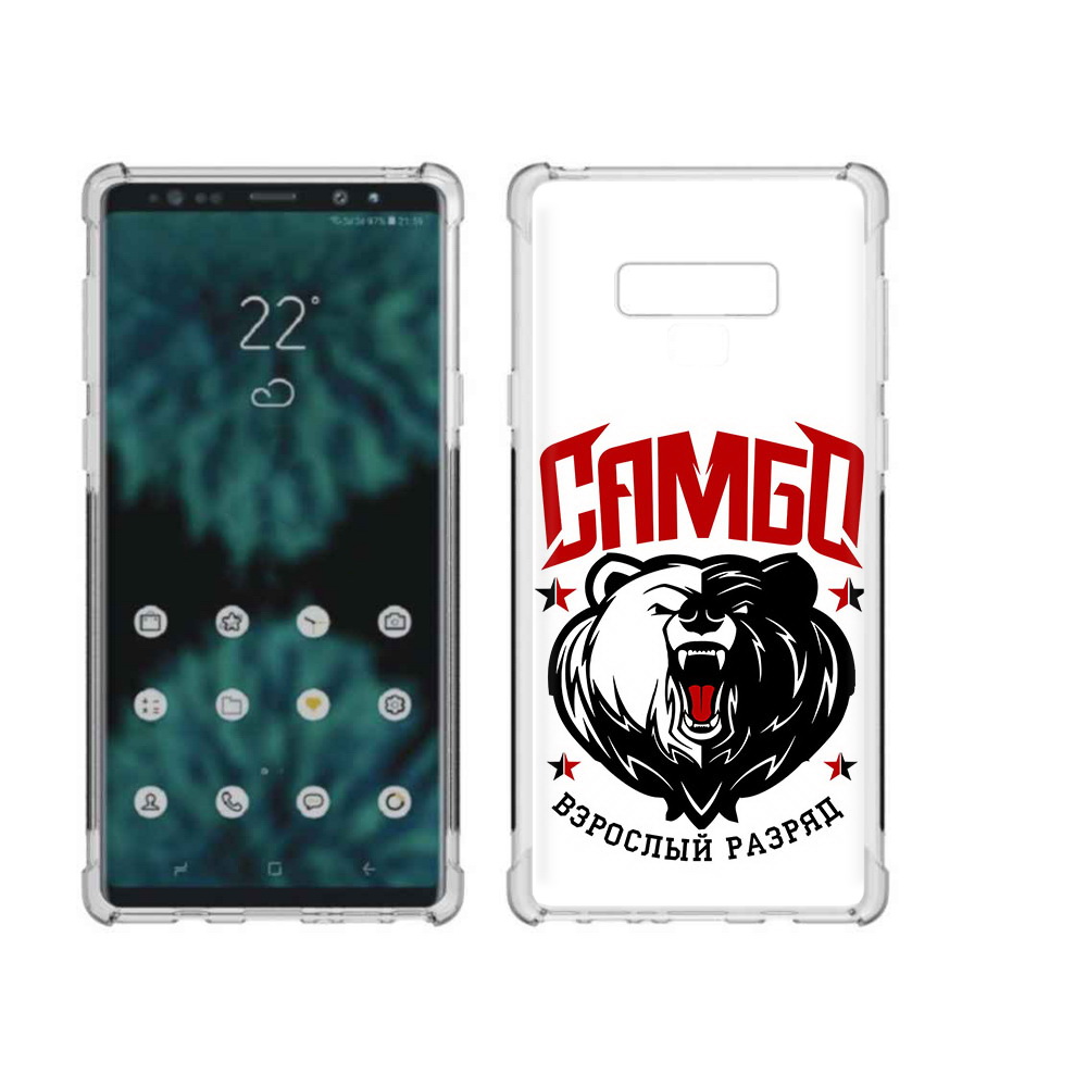 

Чехол MyPads Tocco для Samsung Galaxy Note 9 Единоборства Самбо медведь (PT115235.598.75), Прозрачный, Tocco