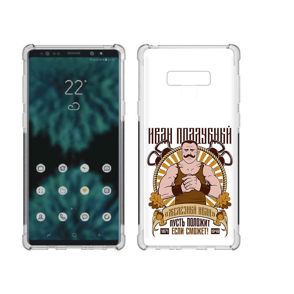 

Чехол MyPads Tocco для Samsung Galaxy Note 9 Железный Иван (PT115235.598.80), Прозрачный, Tocco