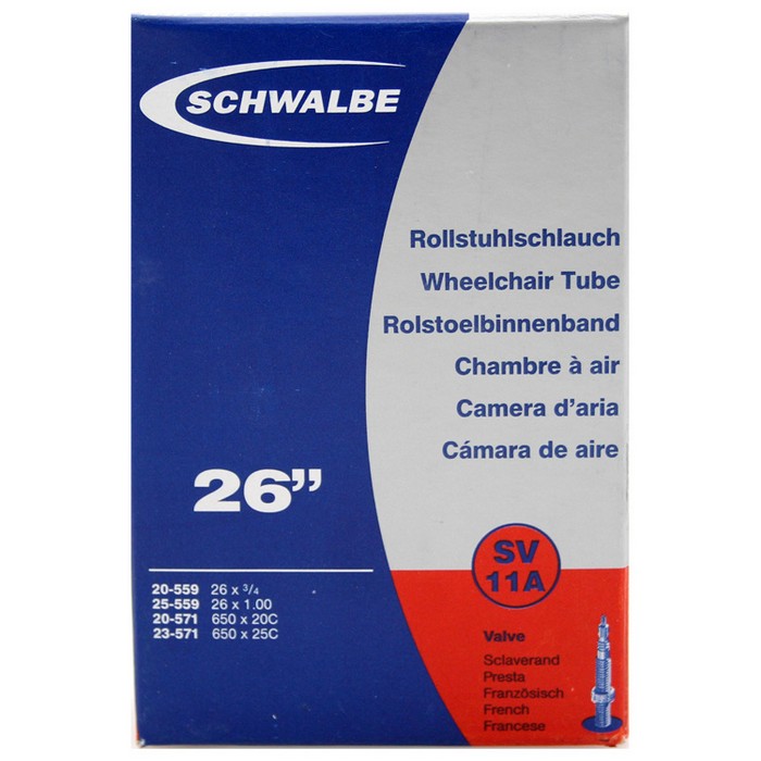 

Камера Schwalbe SV11A 26"x0.75-1.0/650x20C-25C 40mm 26