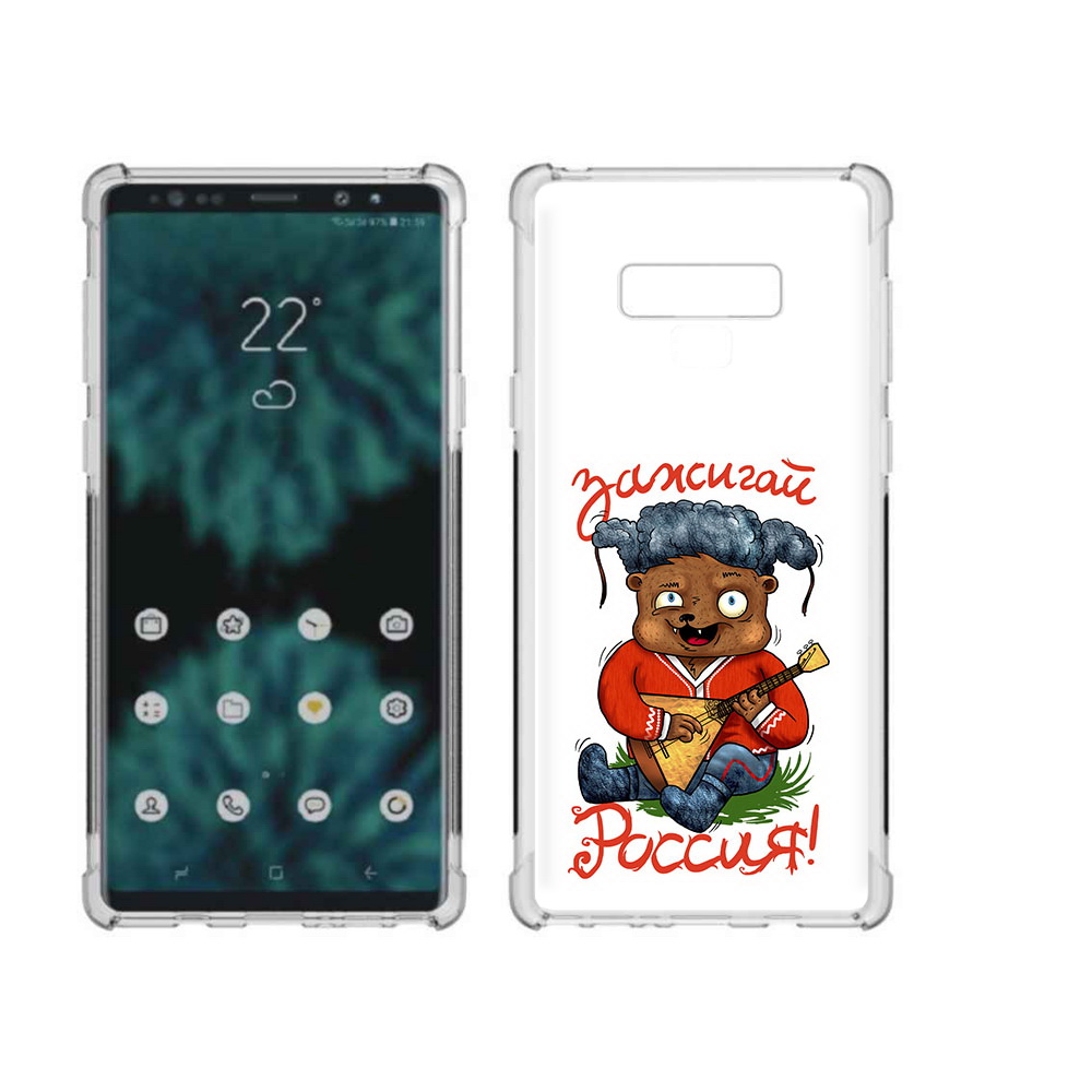

Чехол MyPads Tocco для Samsung Galaxy Note 9 Зажигай Россия (PT115235.598.82), Прозрачный, Tocco