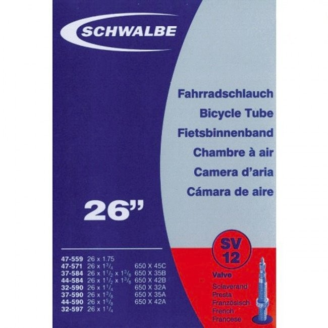 

Камера Schwalbe SV12 26x1.75-1 1/4 26