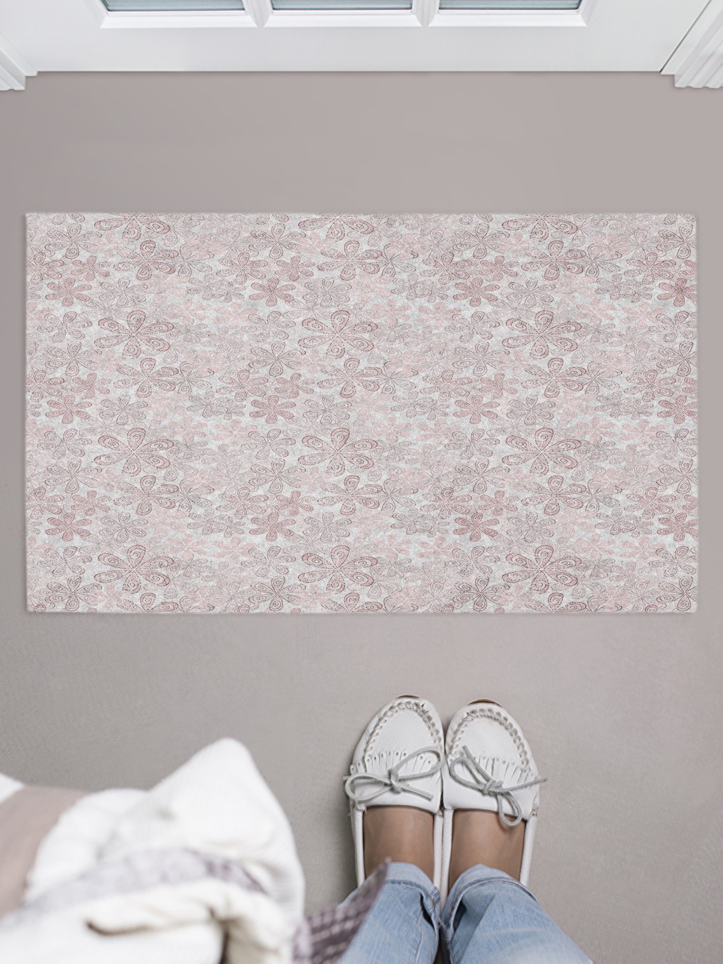 

Придверный коврик в прихожую для обуви, на резиновой основе, 75x45 см door_43841 JoyArty