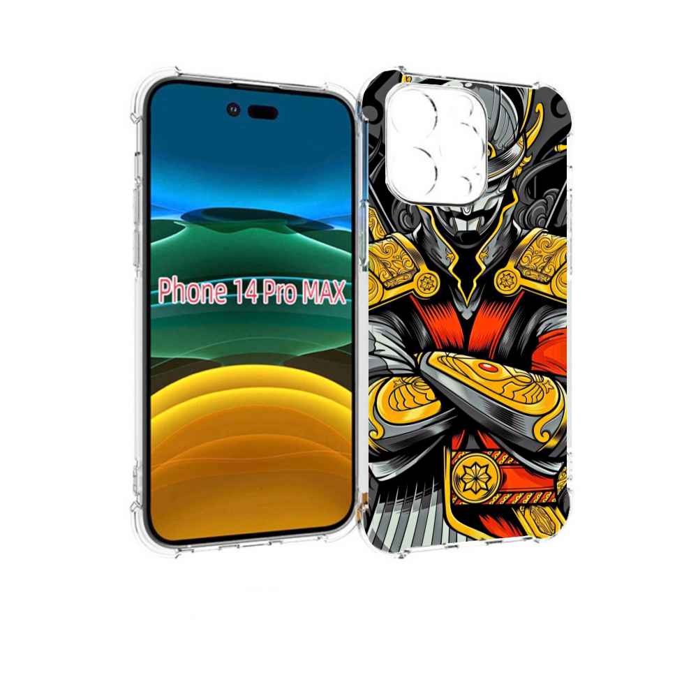 

Чехол MyPads самурай для iPhone 14 Pro Max, Прозрачный, Tocco