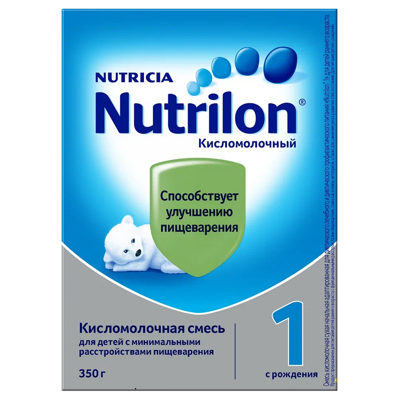 Смесь Nutrilon 1 кисломолочная для новорожденных, 350 г
