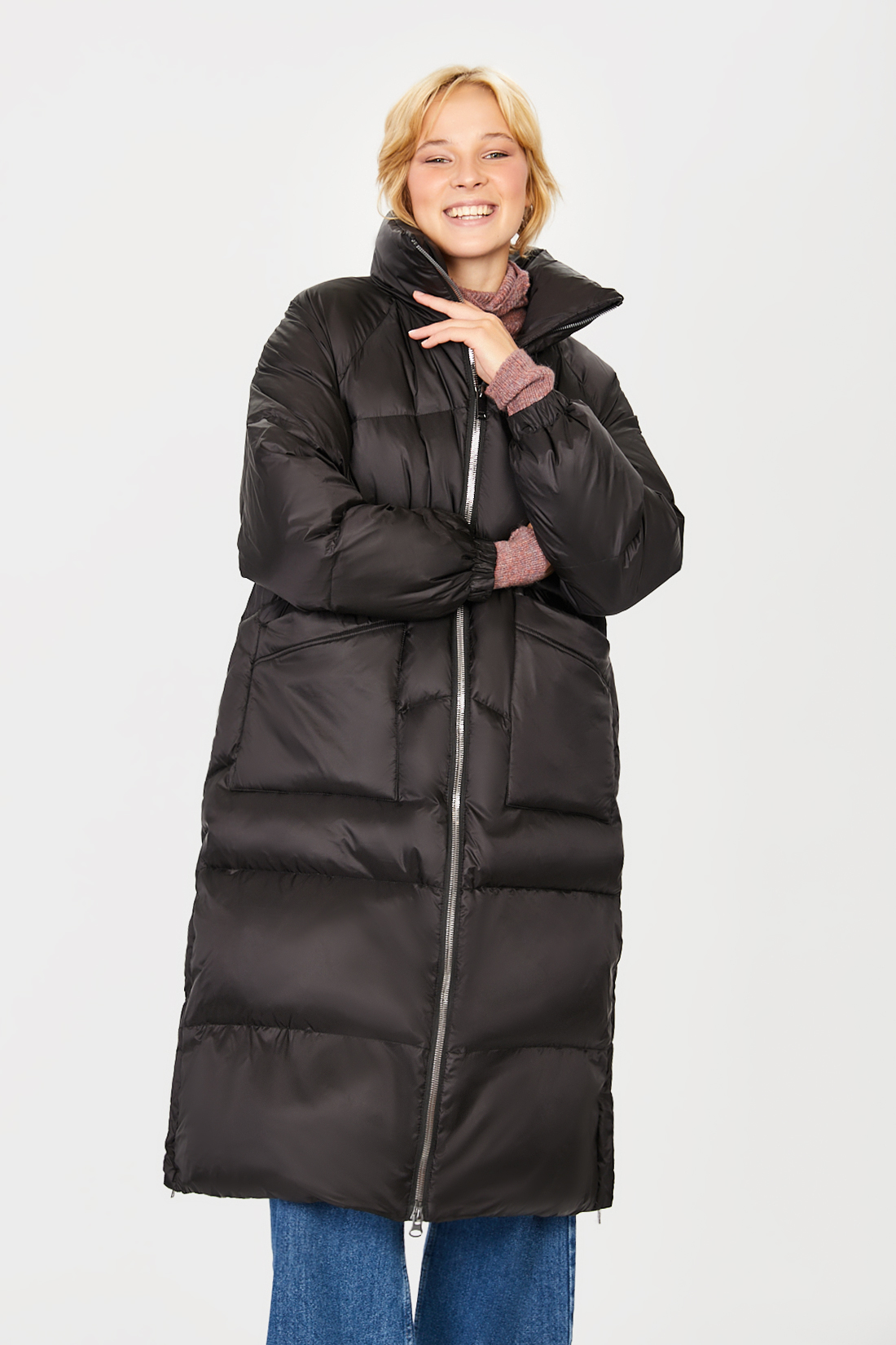 

Пуховик женский Baon B001549 черный XL, B001549