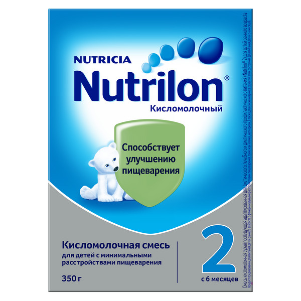 Смесь кисломолочная Nutrilon 2 c 6 месяцев, 350 г