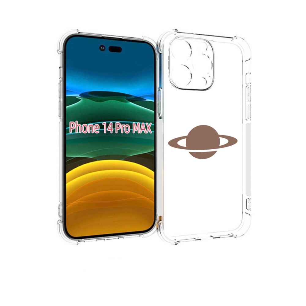 

Чехол MyPads сатурн для iPhone 14 Pro Max, Прозрачный, Tocco