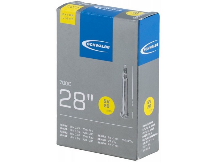 

Камера Schwalbe SV20 28x0.75-1.00 Extra Light 80mm 28