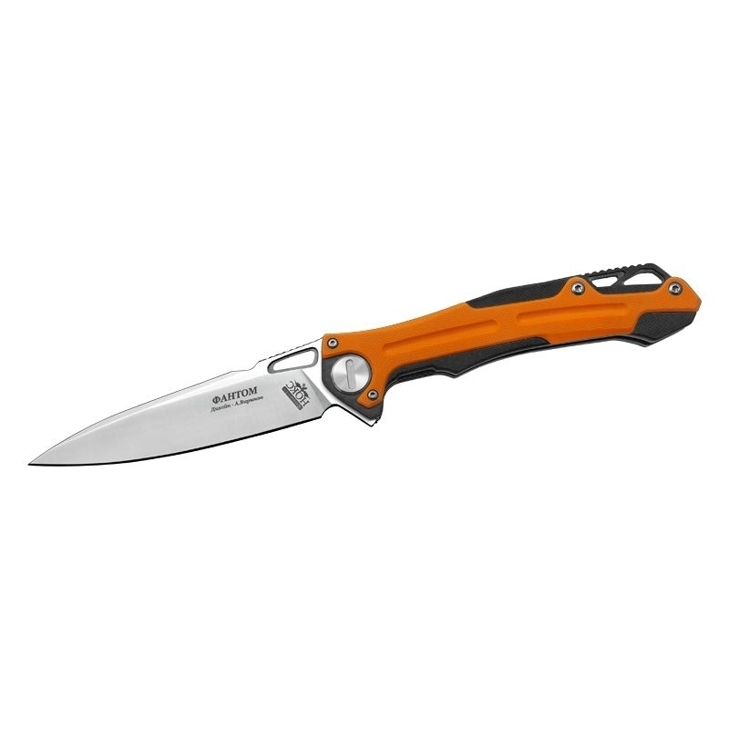 Туристический нож Нокс Фантом, оранжевый/черный