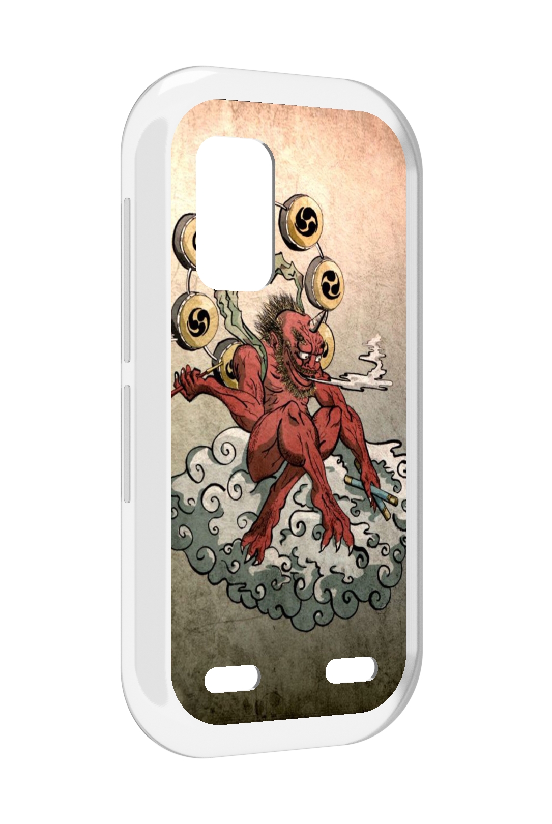 

Чехол MyPads красный чертик на облаке для UleFone Armor X10 / X10 Pro, Прозрачный, Tocco