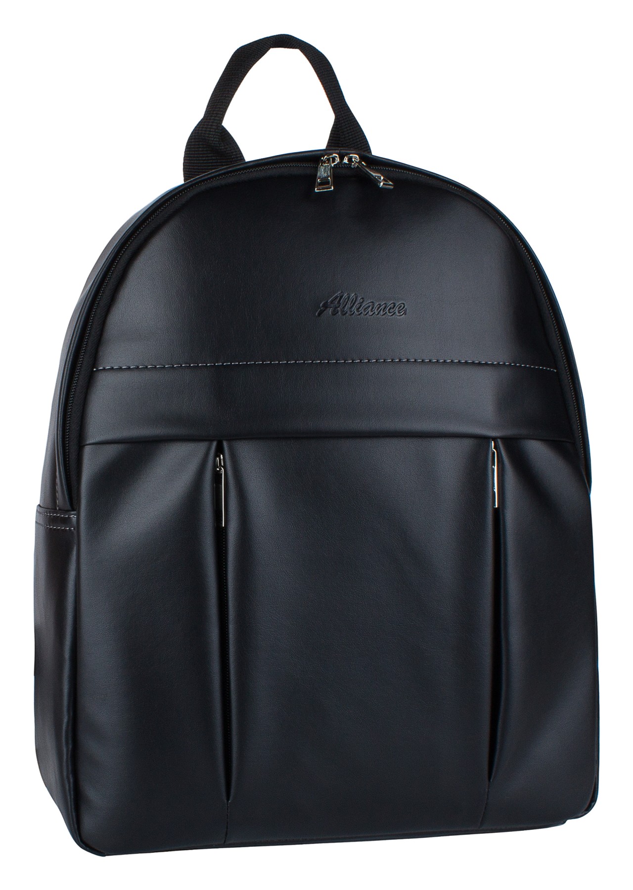 Рюкзак унисекс Alliance 2-947-G чёрный, 31х39х12 см