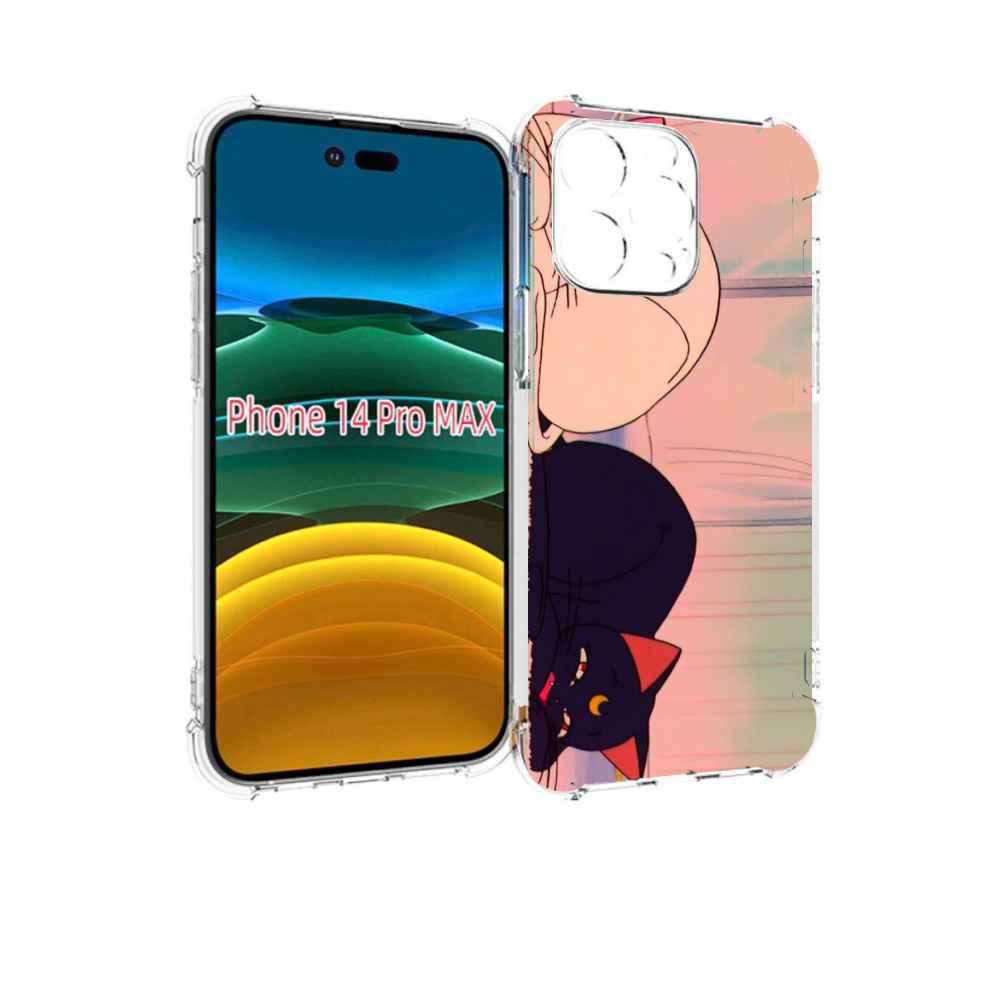 

Чехол MyPads спящие коты для iPhone 14 Pro Max, Прозрачный, Tocco
