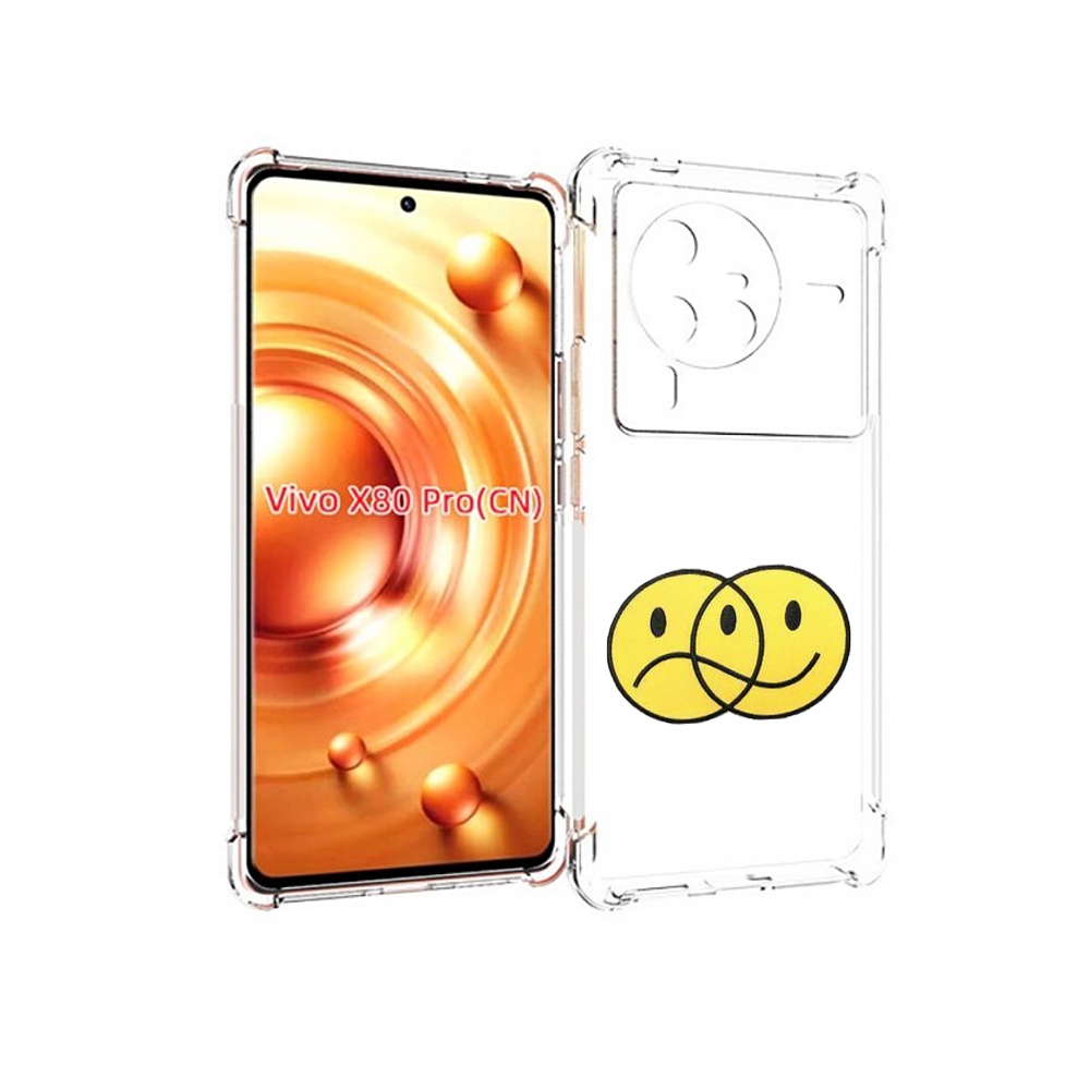 

Чехол MyPads Хиппи для Vivo X80 Pro, Прозрачный, Tocco