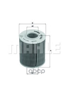 

Фильтр масляный KNECHT/MAHLE OX163/4D