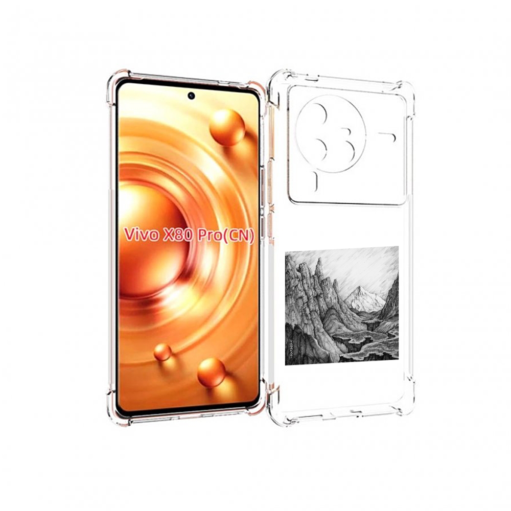 

Чехол MyPads Ямакаса Мияги и Энди Панда для Vivo X80 Pro, Прозрачный, Tocco