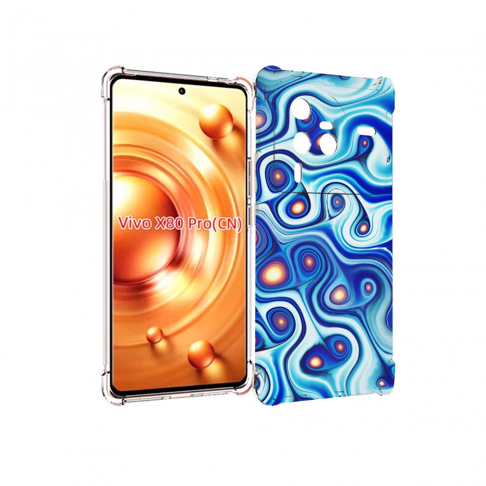 

Чехол MyPads абстрактная-текстура для Vivo X80 Pro, Прозрачный, Tocco