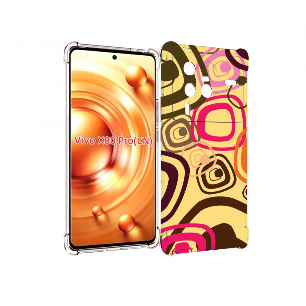 

Чехол MyPads абстракция-на-желтом-фоне для Vivo X80 Pro, Прозрачный, Tocco