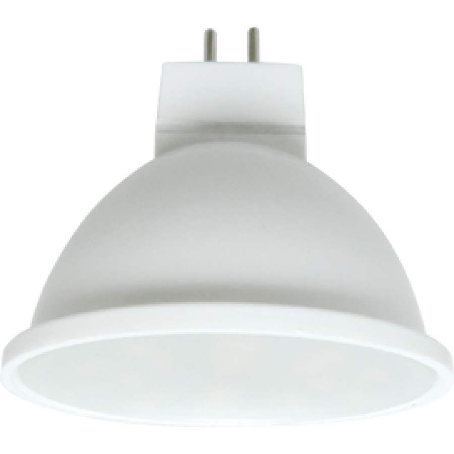 фото Светодиодная лампа light mr16 led 5,0w 220v gu5.3 6500k матовая ecola m7md50elc 3 шт