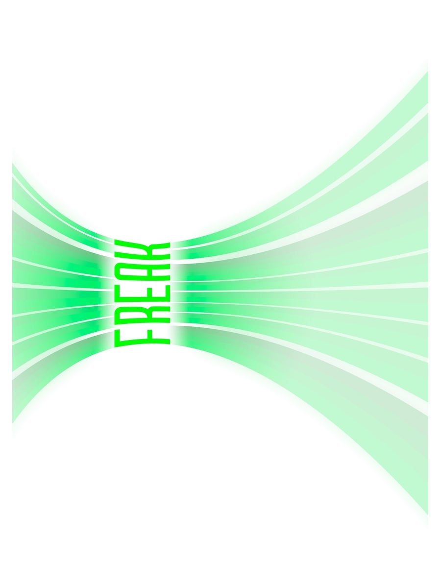 

Постер DRABS А2 Freak яркие зеленые полосы