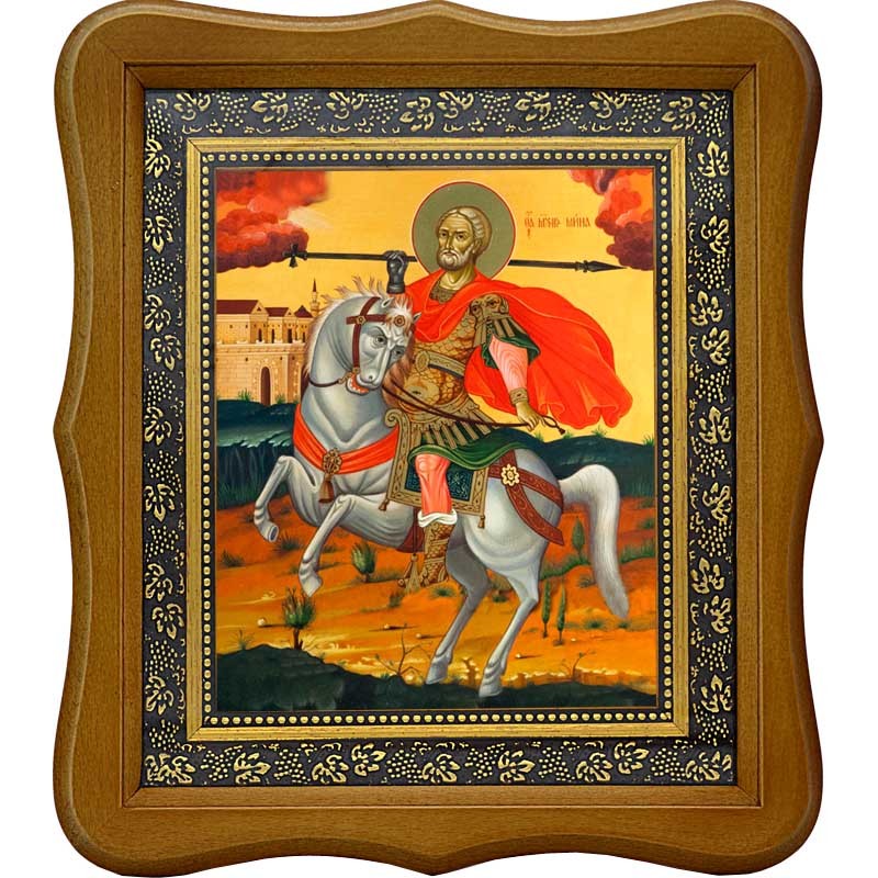 

Мина Котуанский Фригийский Великомученик. Икона на холсте.