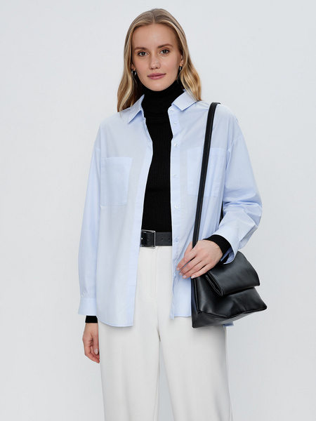 

Рубашка женская ZARINA 2368119360 бирюзовая XS, 2368119360
