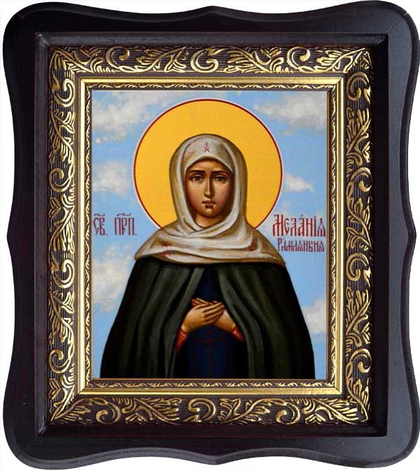 

Мелания Римляныня Вифлеемская Преподобная. Икона на холсте