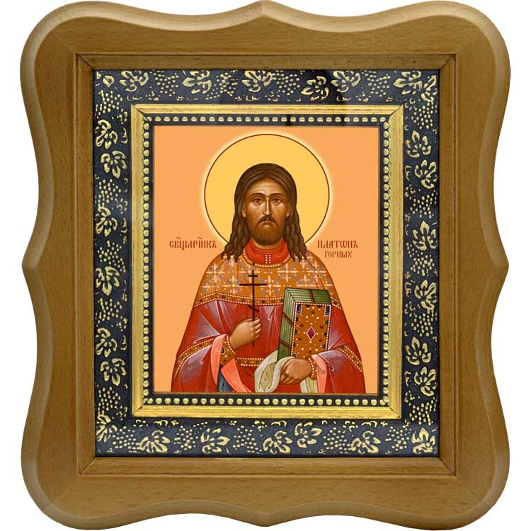 

Платон Горных, священномученик пресвитер. Икона на холсте.