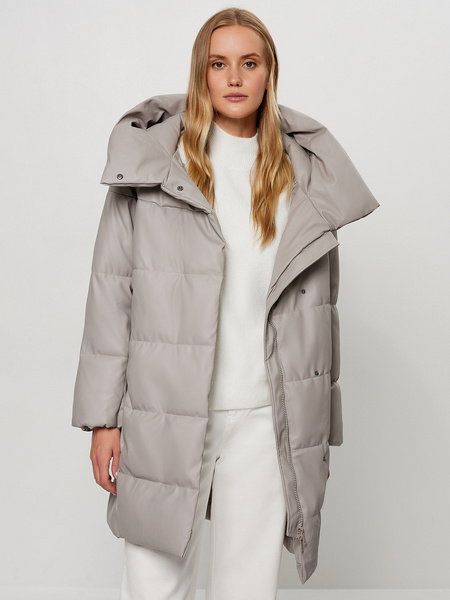 

Кожаная куртка женская ZARINA 2461434134 бежевая XL, 2461434134