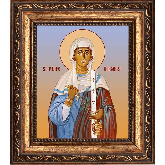 

Фива Кенхрейская (Коринфская), диакониса. Икона на холсте.