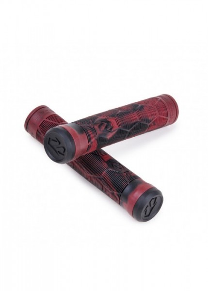 фото Грипсы fuzion grips (pair) - black / red swirl